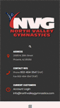 Mobile Screenshot of northvalleygymnastics.com